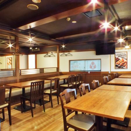 【総席数136席！】広々とした落ち着ける店内でご宴会！お気軽にお問合せ下さい♪