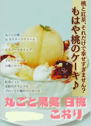 【数量限定】丸ごと果実 白桃こおり  