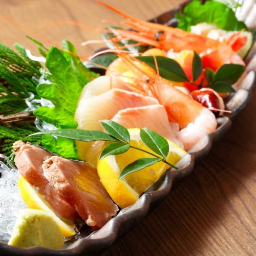 大人気！鮮魚5種盛り合わせ