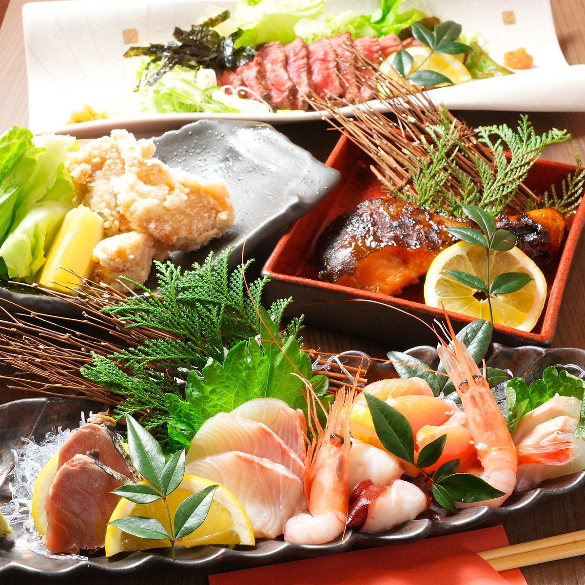 当店は魚介類にこだわりあり！おいしい海の幸をご堪能ください♪