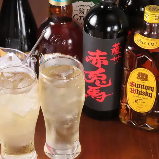 All-you-can-drink from ¥1480! Perfect for a quick drink or a second round of drinks!