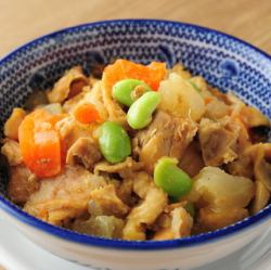 鶏カレー煮