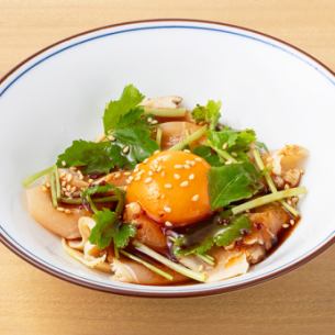 Young chicken breast tataki