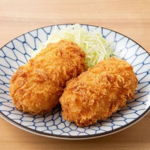 Crab cream croquette (1 piece) / Freshly fried Wagyu beef croquette (each)