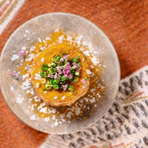 【必食!!】出汁を吸った大根の旨味が爆発！「大根の唐揚げ からすみ」