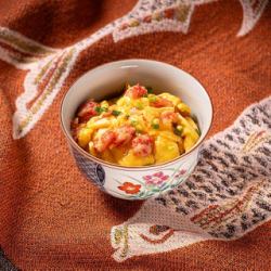 ずわい蟹玉おこげ