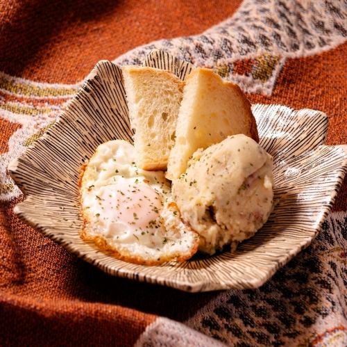 鰯のアーリオ オーリオ エ ポテサラ