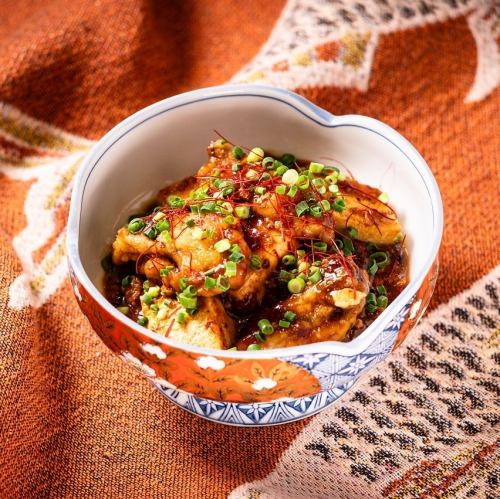 牡蠣の麻婆豆腐