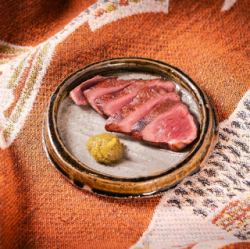 炭焼き 牛ハツ たたき