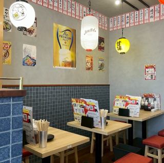 Enjoy your meal in a spacious restaurant! We also offer all-you-can-drink single items! Perfect for small groups or individuals!