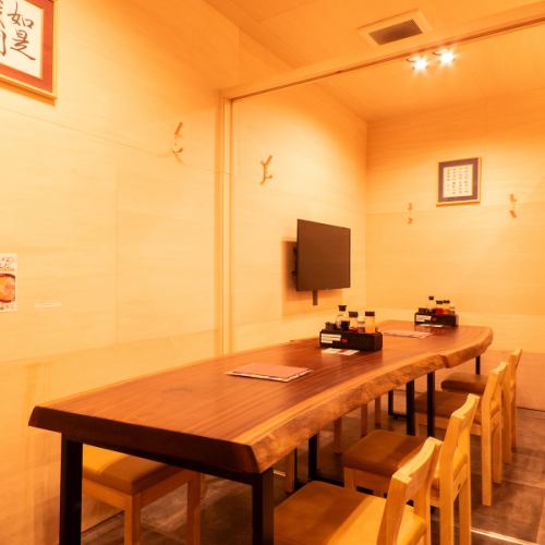 居心地の良い大人数個室席