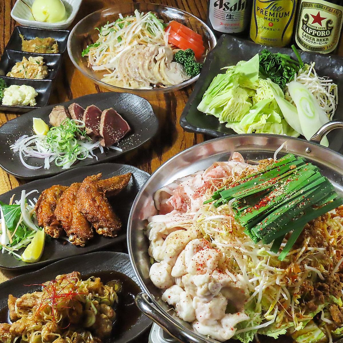 岡山県産の食材を使ったスープや具材が堪能できる鍋コースあり◎