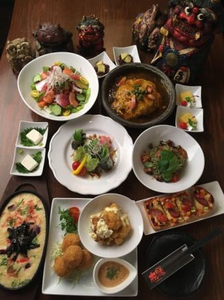 4000円『緑おにコース』2時間制・90分飲み放題付き