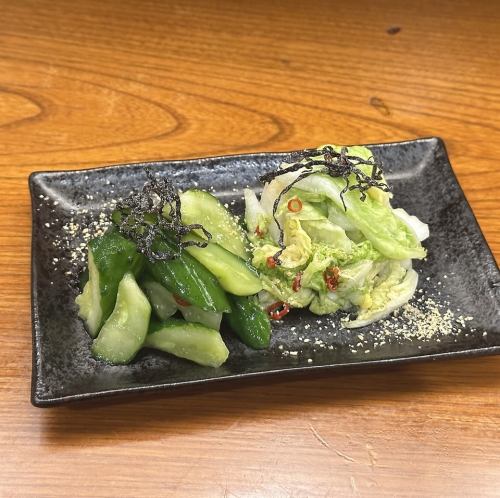 漬物盛り合わせ