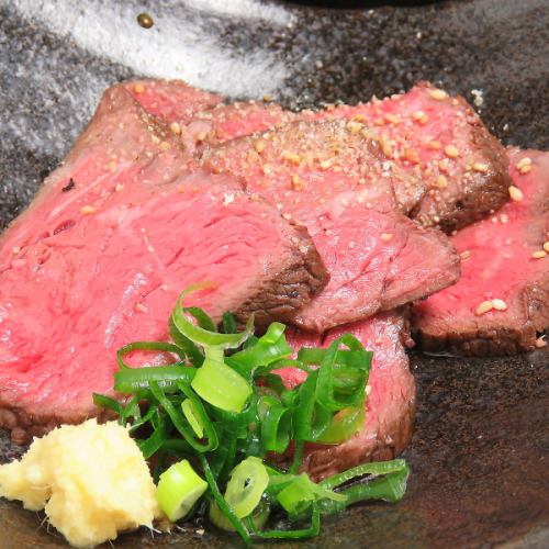 【一人一皿】黒毛和牛ステーキコース120分飲放付⇒全9品 5500⇒5000円(税込)