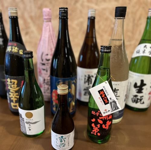 飲み放題でも堪能！定番の生ビールや各種サワーや焼酎、土佐の地酒も！
