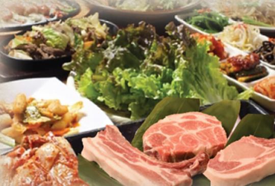 【飲み放題付】『わら焼きお肉 贅沢3種盛りコース』6000円(税込)