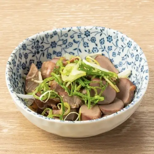 Chicken gizzards with ponzu sauce