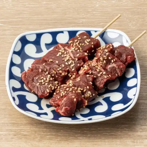 Beef skirt steak skewers