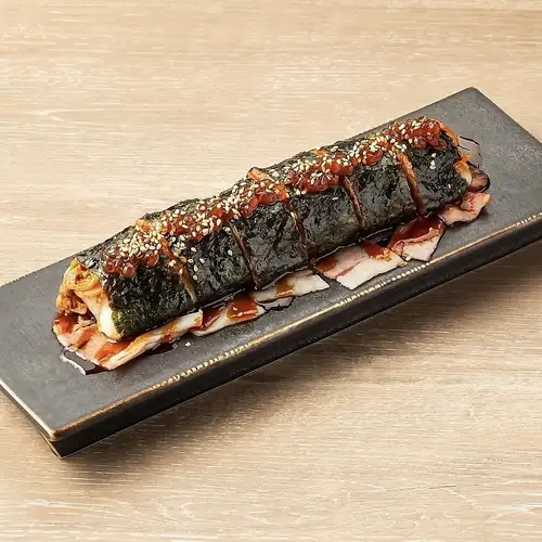 I really want to eat meat kimbap