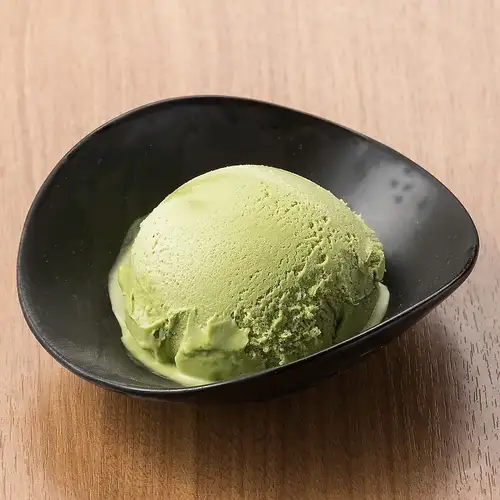 Various types of ice cream