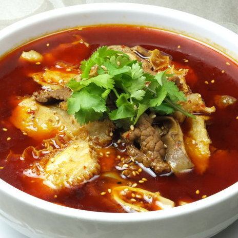 Sichuan style spicy stew of white fish (boiled fish)