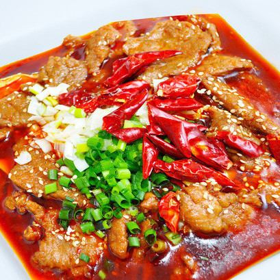 Sichuan-style spicy stew of beef (boiled beef)