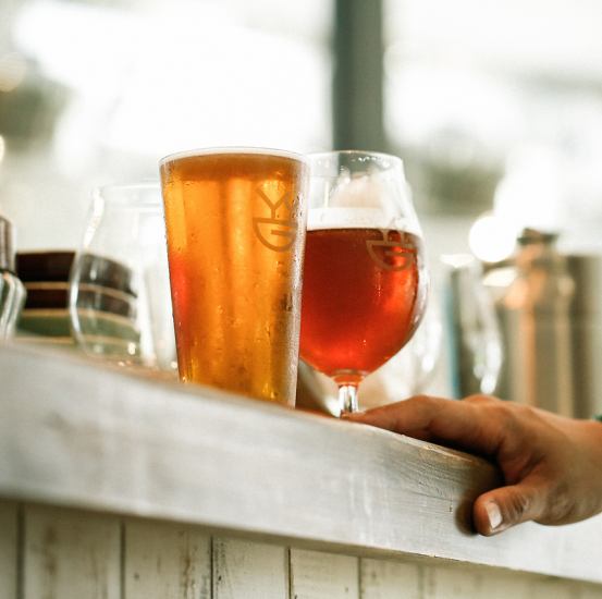 ●A restaurant serving original craft beer brewed in-house and American French cuisine●