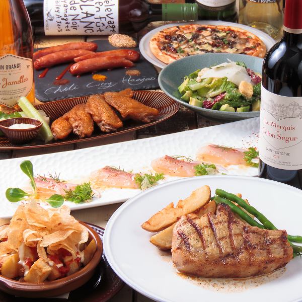 クラフトビール7種飲み放題！＆メインが選べるY.Y.G.定番コース☆彡パーティーはもちろん、歓送迎会にも◎