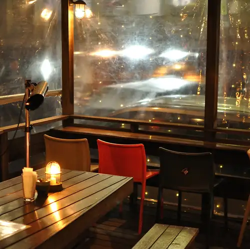Enjoy a beer garden on the terrace!