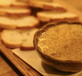 Fig and mascarpone dip