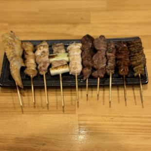 【焼き鳥】焼き鳥 5本セット(5種類×1本づつ)