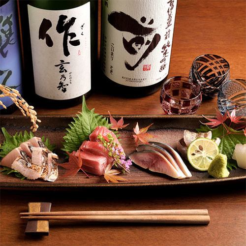 北陸鮮魚や旬の味覚、日本酒を楽しめる飲み放題付きコースも豊富にご用意。歓送迎会・接待・会社宴会など、幅広いシーンでご利用いただけます。