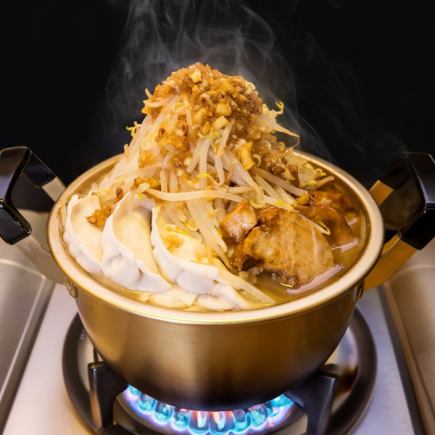 包含120分钟畅饮 ◆ 胜次郎火锅、煎饺、炸鸡、猪肉泡菜等9道菜,原价4,480日元 → 现价3,480日元 ◇ 提供生啤