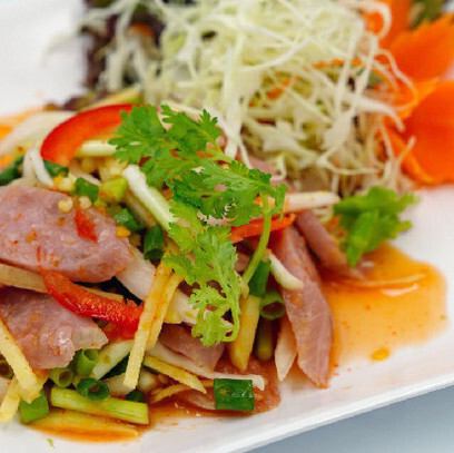 タイの生ハムサラダ