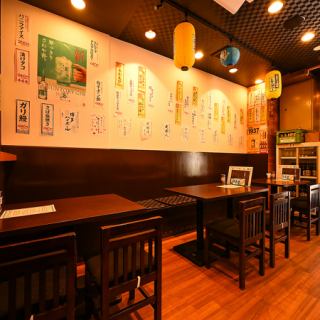 4名様掛けテーブル×5席
