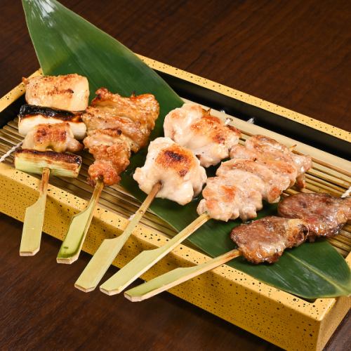 盛り合わせ鶏5種