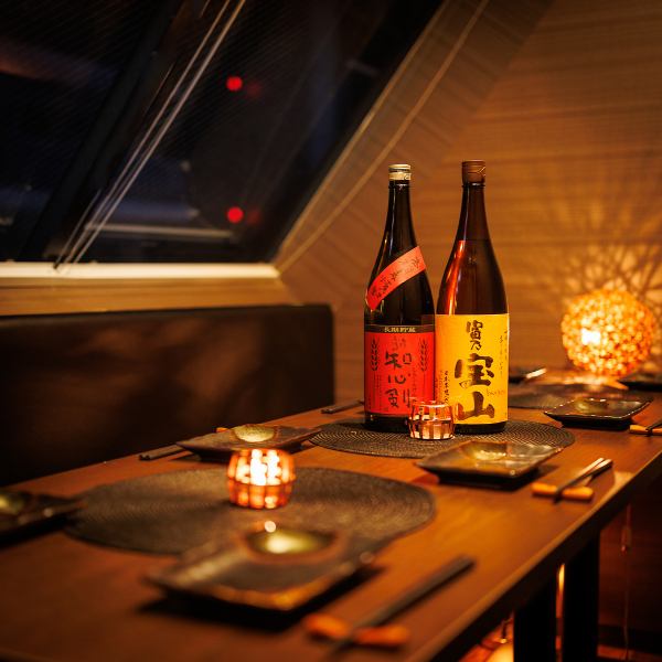 【夜景×完全個室◎】夜景を見ながら、ゆっくりお料理とお酒をお楽しみいただける個室席です。水道橋での宴会や記念日、女子会、合コンに大人気！外を眺めながら優雅なご宴会、パーティーをお楽しみください。
