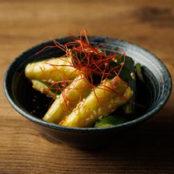Pork cucumber