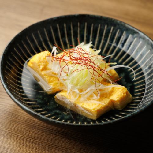 Dashi-soaked rolled egg