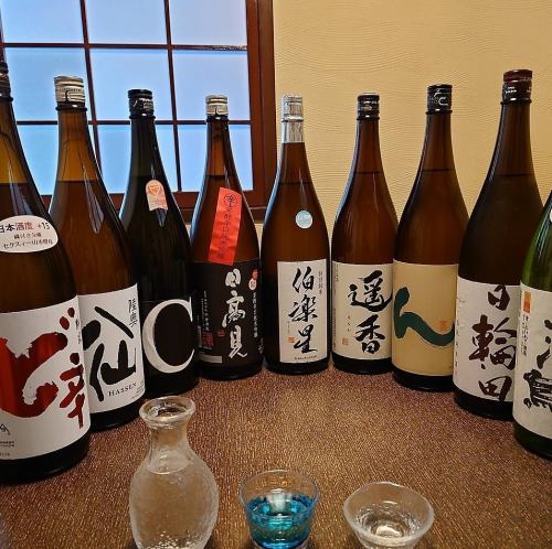 たくさんの地酒をご準備☆