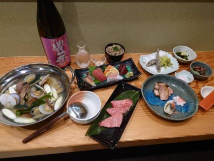 【税込6000円】贅沢な一品付き飲み放題コース※2日前予約必須