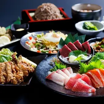  【飲み放題付き◆～信州～贅沢三昧コース全8品5000円(税込)】馬刺し・山賊焼など