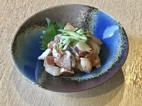 海鮮酒盗和え