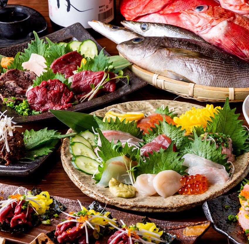 【個室あり】横浜駅5分◆「朝どれ鮮魚」「会津馬刺し」がイチオシの居酒屋!