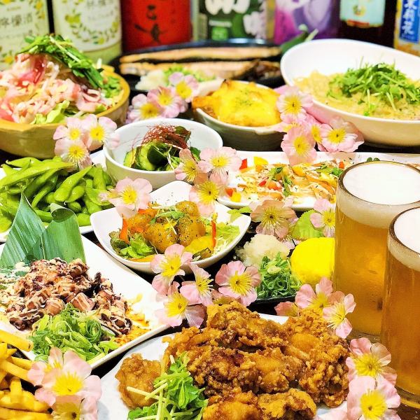 【 ３時間食べ飲み放題⇒２７２８円 】追加料金一切なし!!★☆料理＆ドリンクの提供スピードも自信あり☆★