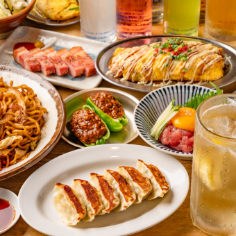 12/9迄・17時迄のスタート限定【3,000円ベロコース】日替わり料理10品2時間飲み放題付＜忘年会＞