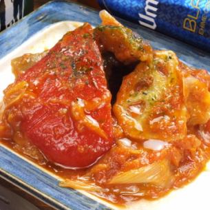 季節の野菜のカポナータ