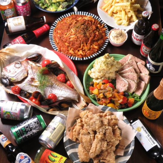 【8名以上で7000円→6500円】クラフトビールが飲み放題◆全10品『肉・ジビエが食べたい!プラン』