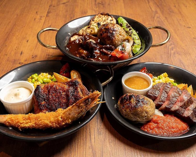 Enjoy dinner with the popular dinnertime menu ``Combi Plate''♪